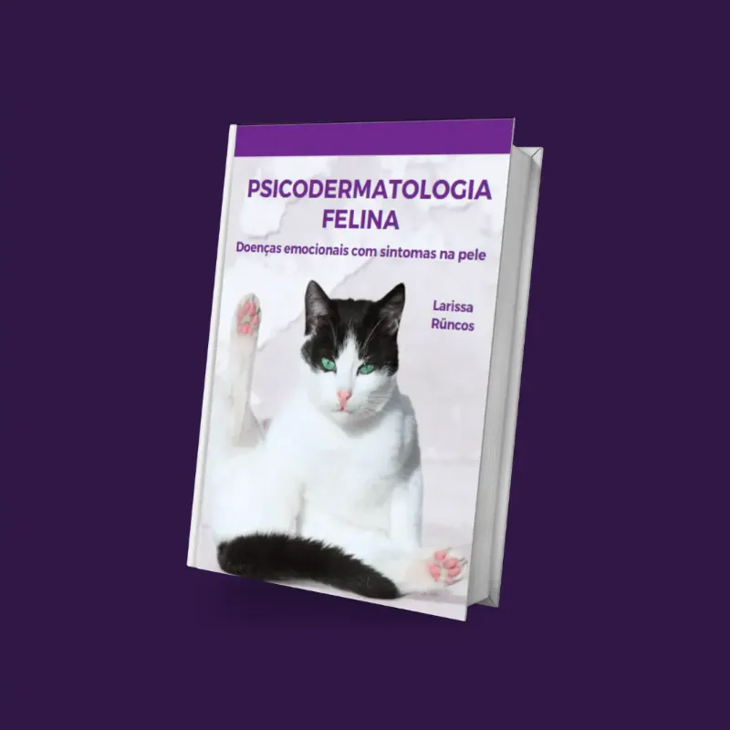 Livro digital Psicodermatologia Felina, de Larissa Rüncos